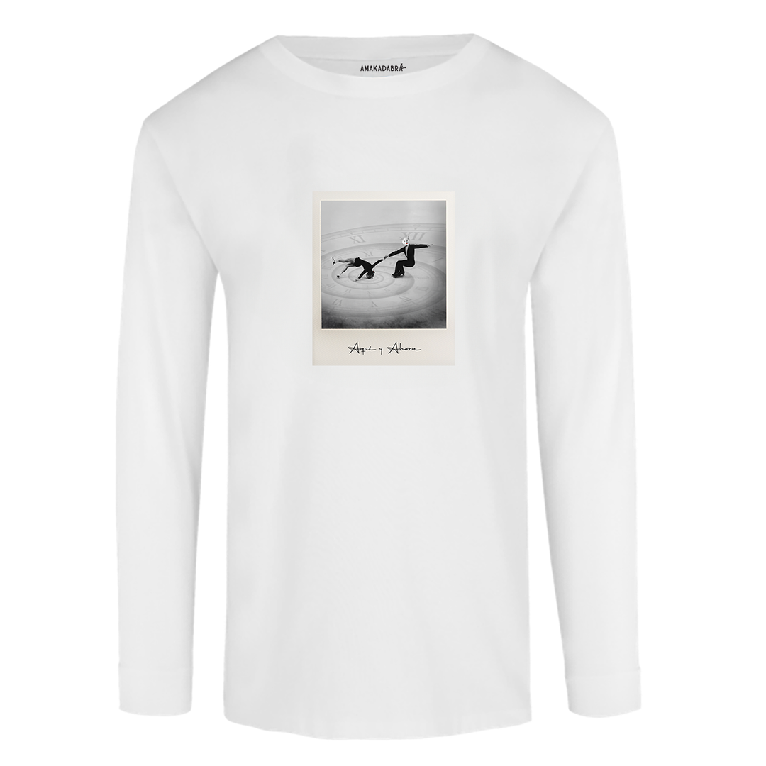 Playera Manga Larga Aquí y Ahora