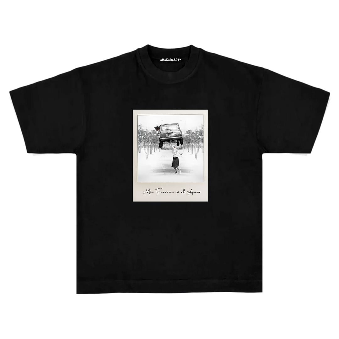 Playera Oversize Mi Fuerza