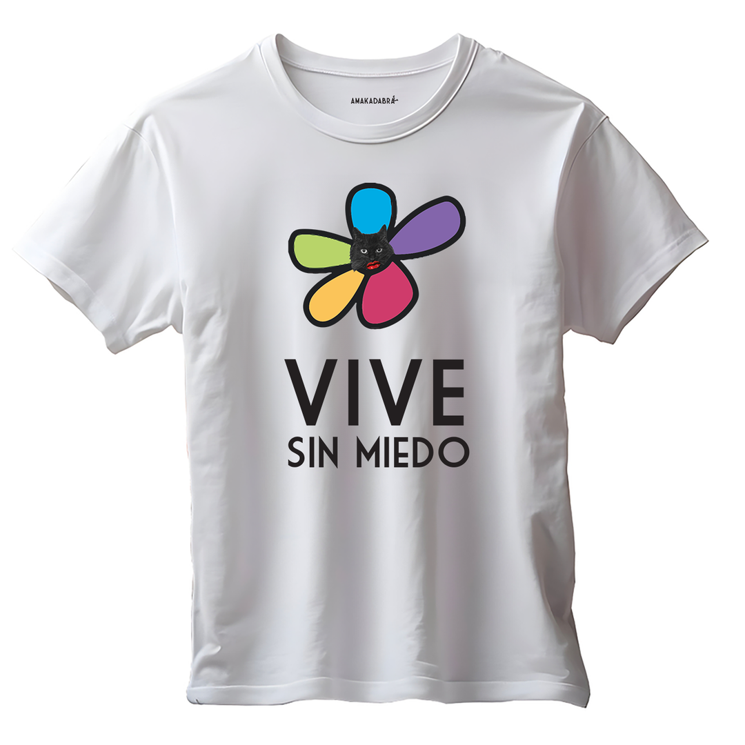 Playera Vive sin miedo