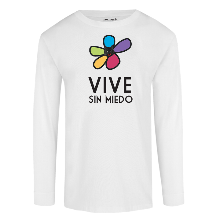 Playera Manga Larga Vive NMLZ