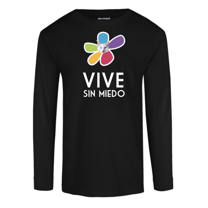 Playera Manga Larga Vive NMLZ
