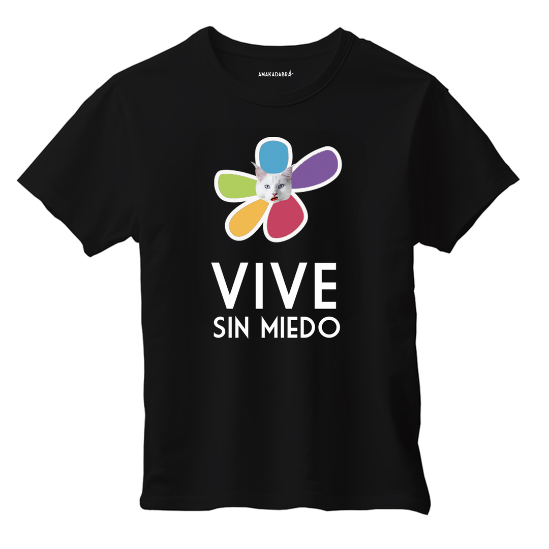 Playera Vive sin miedo