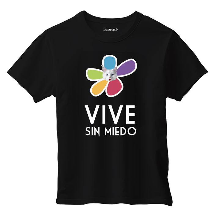 Playera Vive sin miedo